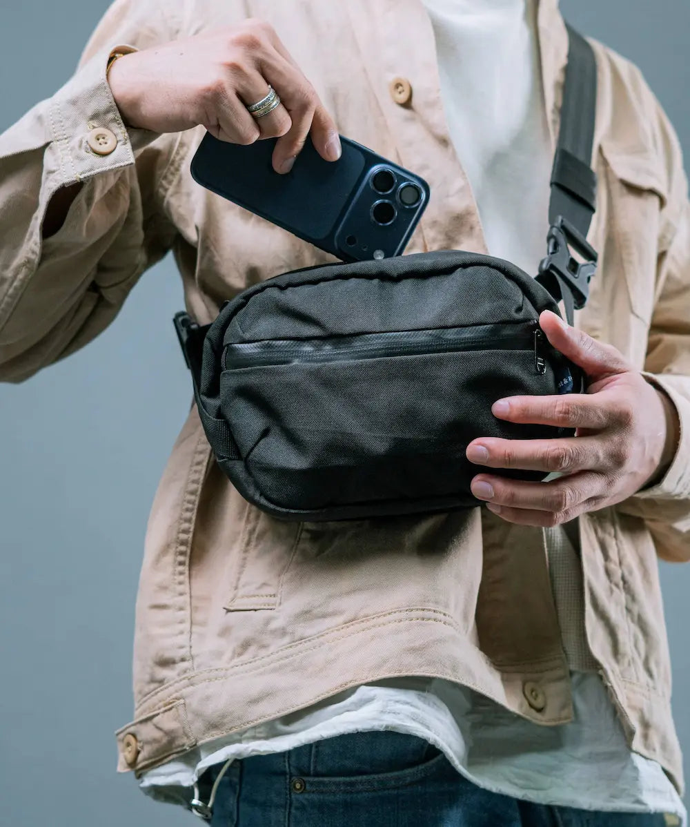 Portable Go Sling (PGS) | Black | Frost & Frost Co | Travel Bag Philippines