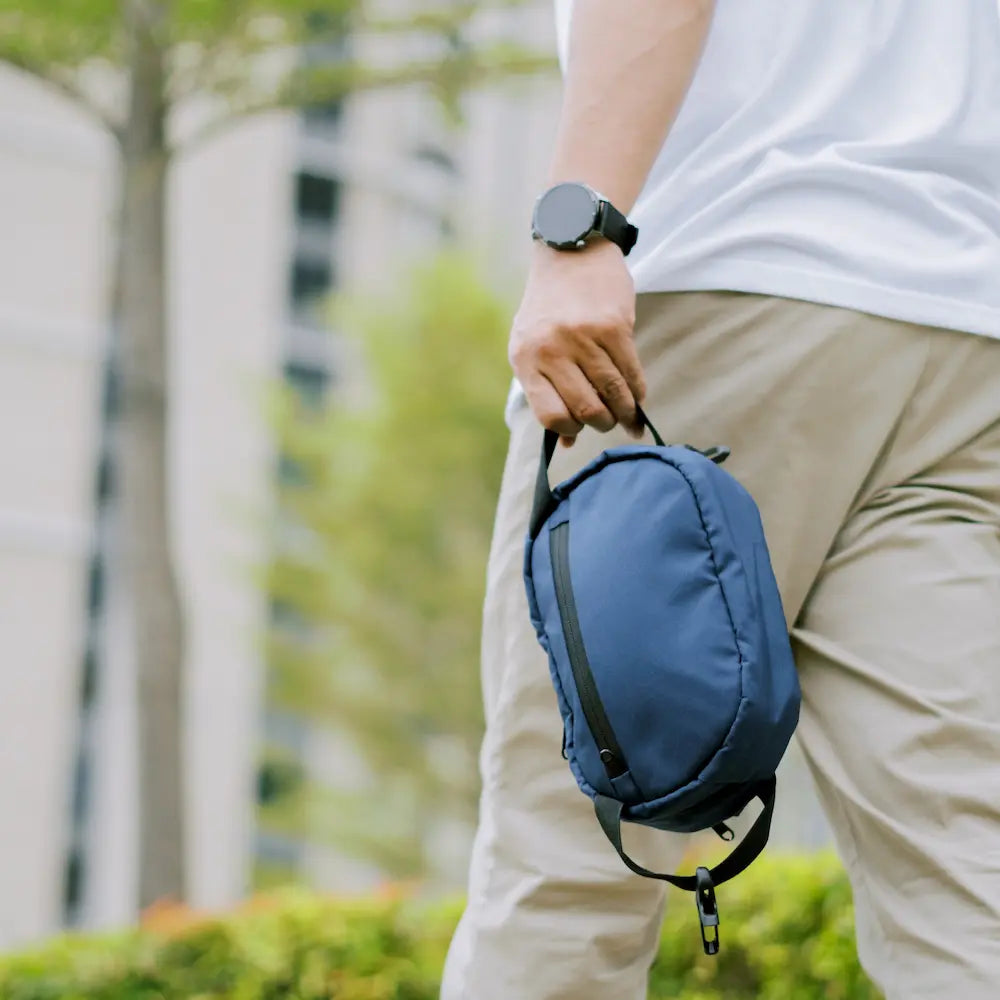 Portable Go Sling (PGS) | Navy Blue | Frost & Frost Co | Travel Bag Philippines