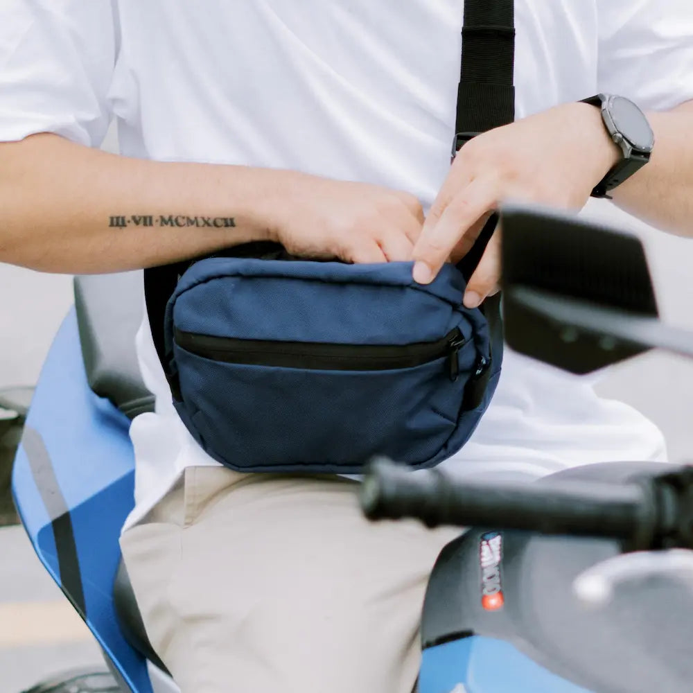 Portable Go Sling (PGS) | Navy Blue | Frost & Frost Co | Travel Bag Philippines