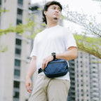 Portable Go Sling (PGS) | Navy Blue | Frost & Frost Co | Travel Bag Philippines
