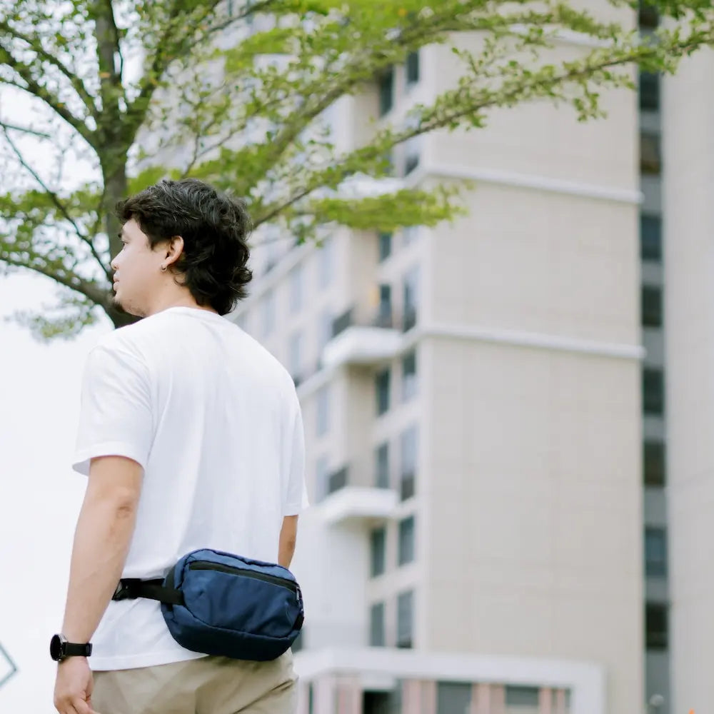 Portable Go Sling (PGS) | Navy Blue | Frost & Frost Co | Travel Bag Philippines